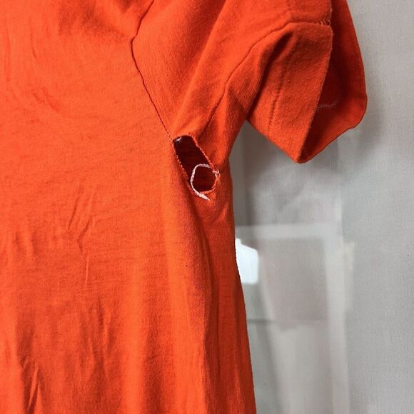 Vintage 80s distressed Halloween t shirt single stitch BOO L thrashed distressed - Picture 10 of 12